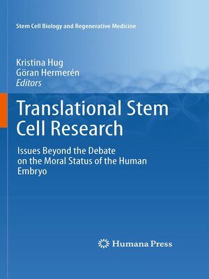 cover image of Translational Stem Cell Research